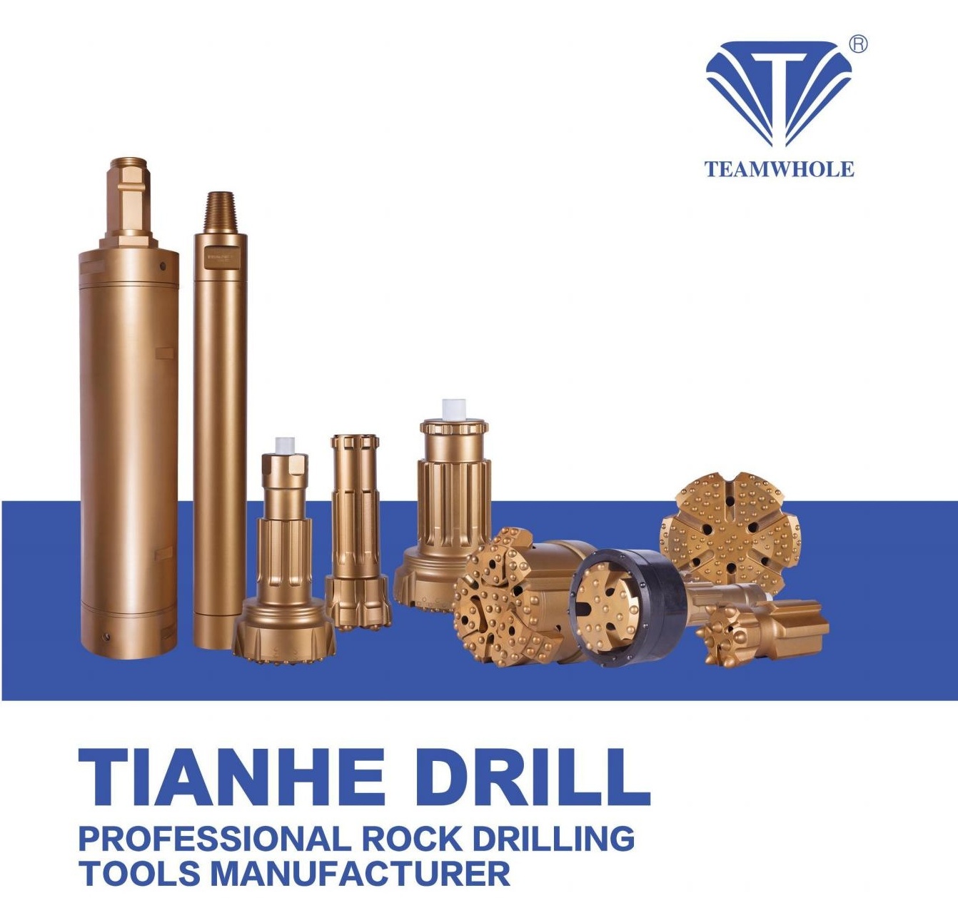 DHD380 254mm 8 Inch High Quality Forged Down the Hole Rock Drilling DTH Hammer Drill Button Bit for Well Drilling