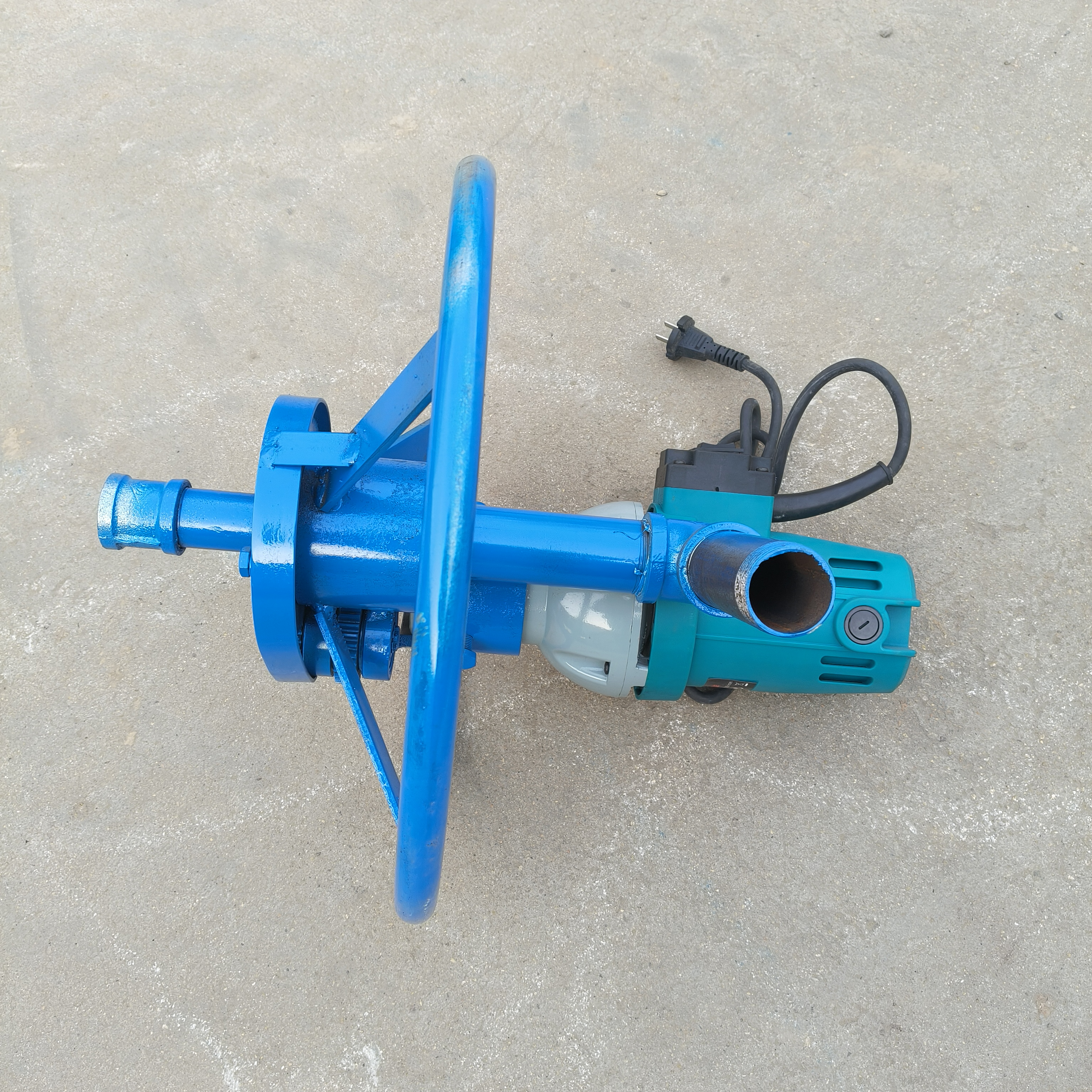 Portable 220V Electric 60m Depth Disc Water Well Drilling Rig 60-200mm Bit Mini Handheld Rotary Small Rig Machine