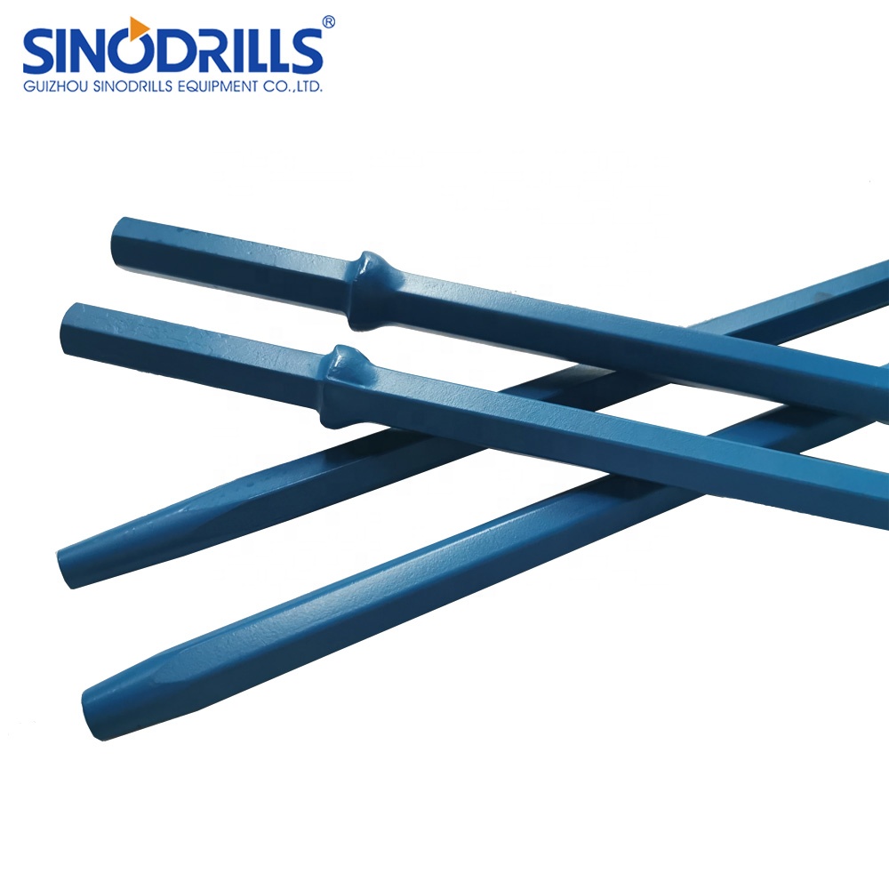 Sinodrills Multi Function Barrenos Conicos H22x108 Tapered Drill Rod for Copper Mine