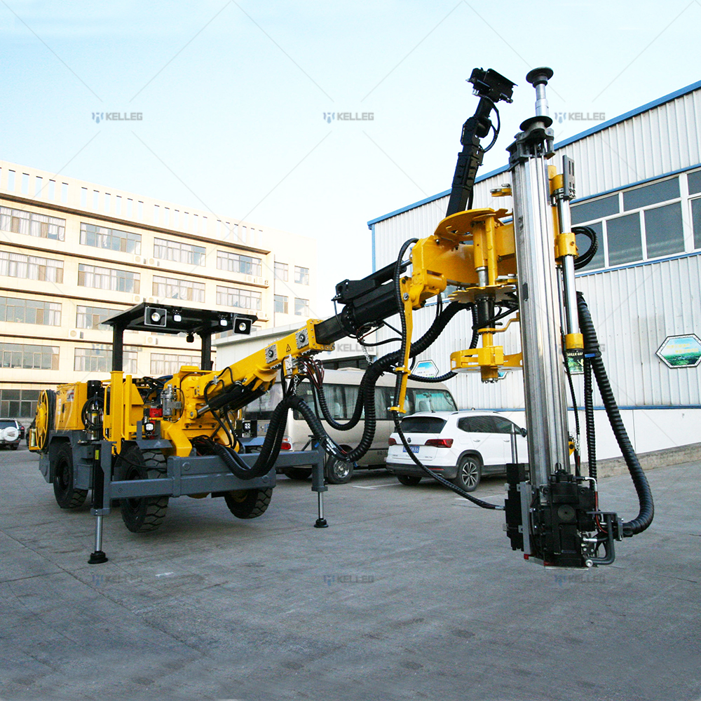 China Factory Hydraulic Bolting Jumbo Tunneling Machine Underground Drill Rig for Mining Shaft Motor As Core Component