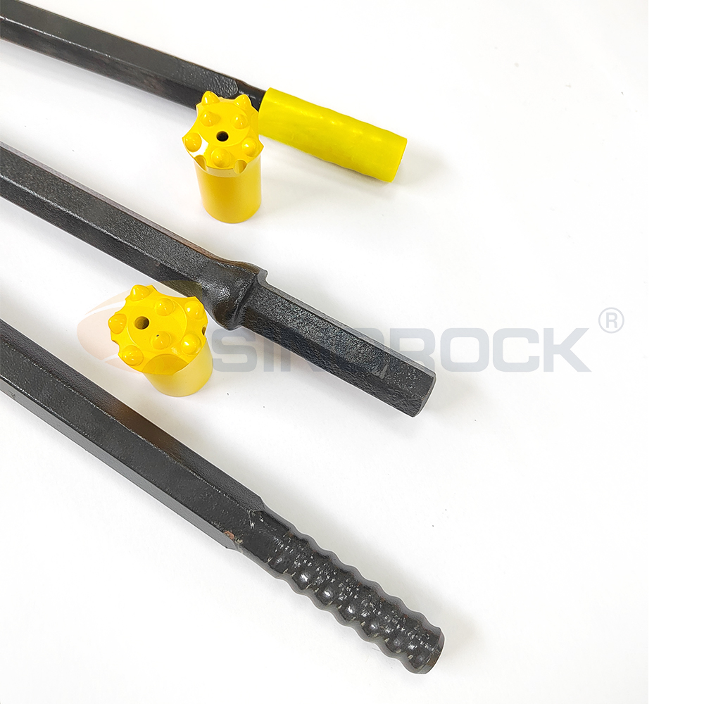 High Quality Carbide Tapered Button Drill Bit Broca Rock Drill 7 11 12 Degree Top Hammer Rock Drilling Bit