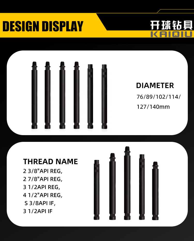 DTH Drilling Rod Detail 2