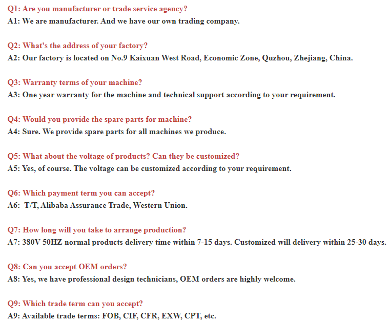 FAQ