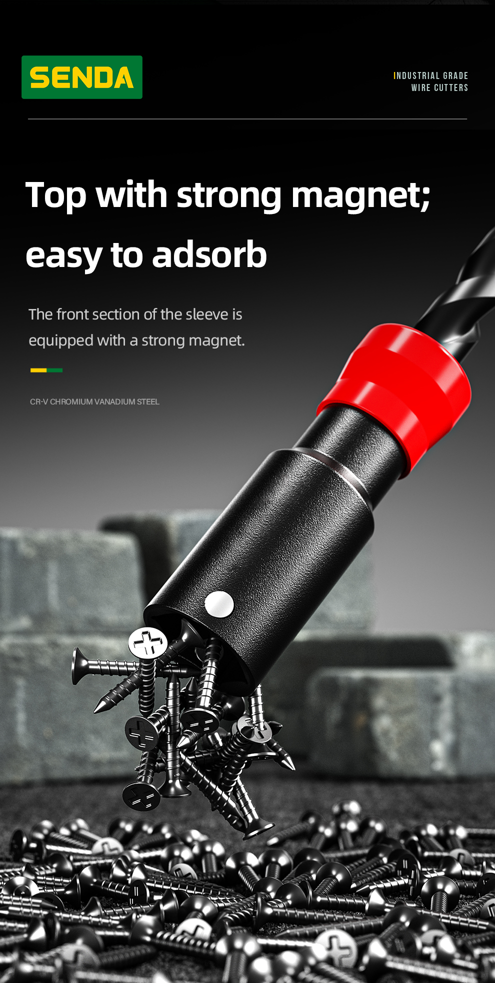Drill Bit & Socket Combo Tool for Anchor Bolt Installation