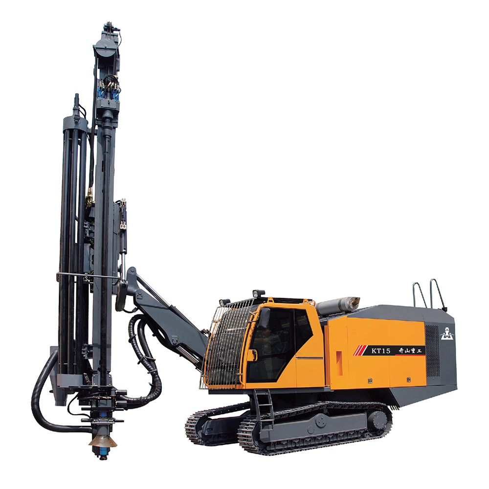 Kaishan KT15 Mine Drill Rig Low Maintenance Cost DTH Blast Hole Integrated Type Drilling Rig For Mining