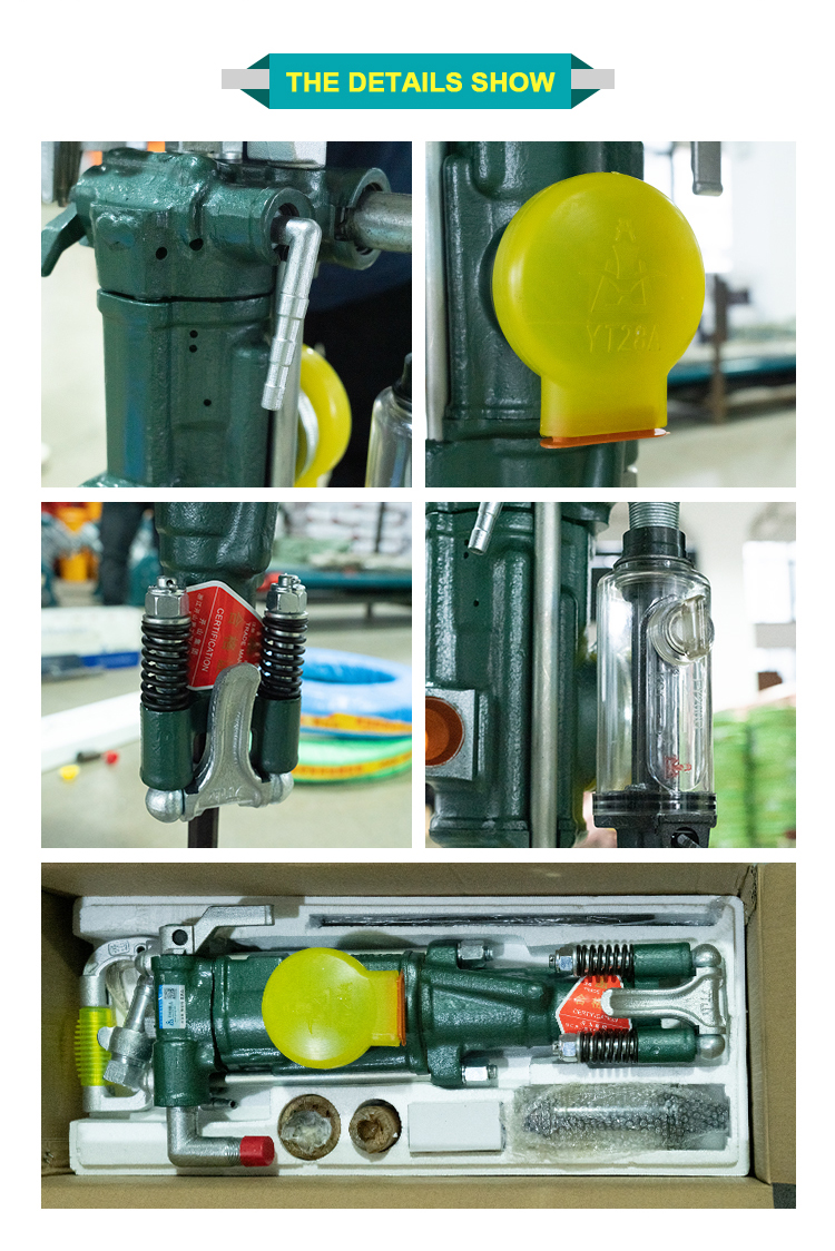 YT28 Jack Hammer Hand Held Rock Drilling Equipment Detail 2