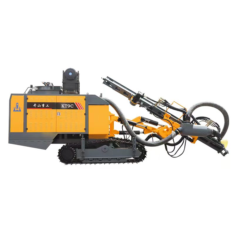Factory KT9C 25M Depth Mine Drill Rig115-165MM Diesel Engine All-in-one Down The Hole Drill Rig For Open-pit Mine Blast Holes