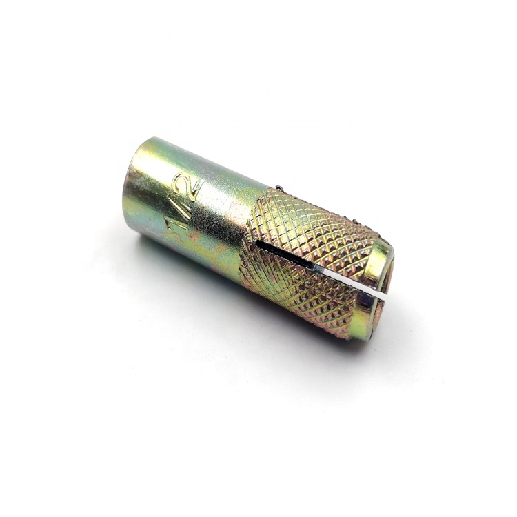 Good Quality Drop-in Anchor Setting Tool Carbon Steel Nut M8 M10 M14 SS304 SS316 Drop-in Anchor Expansion Anchor Bolt