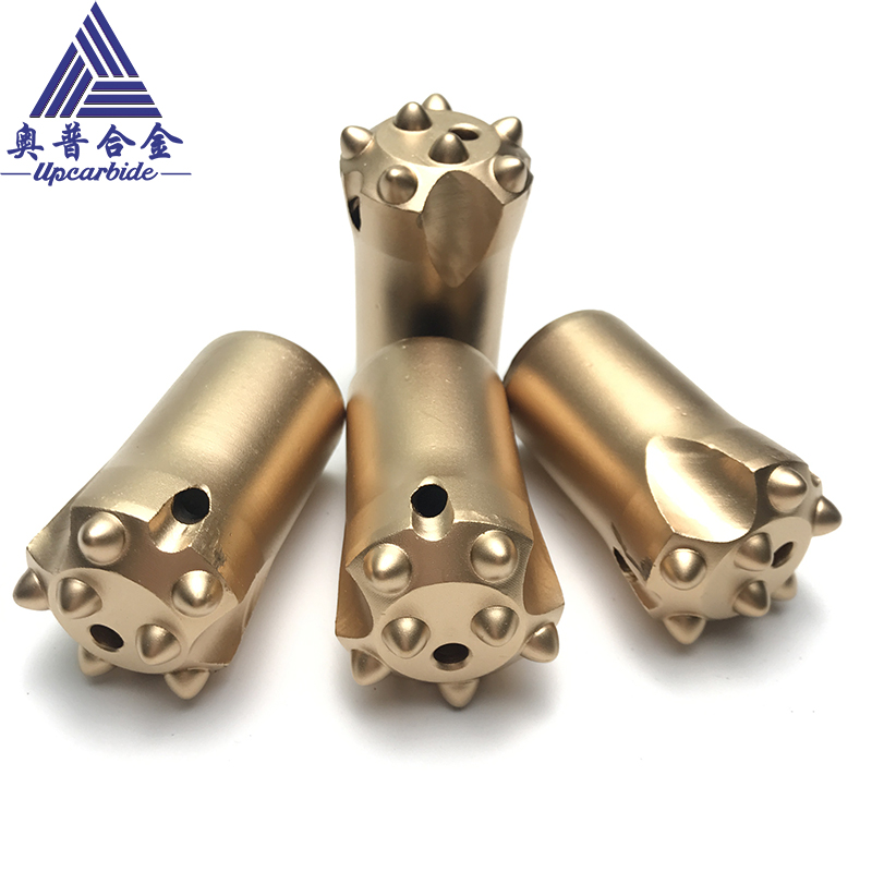 Hard Rock Tapered Button Taper Drill Bit 32mm 36mm 38mm Customized For Rock Drilling &amp; Mining