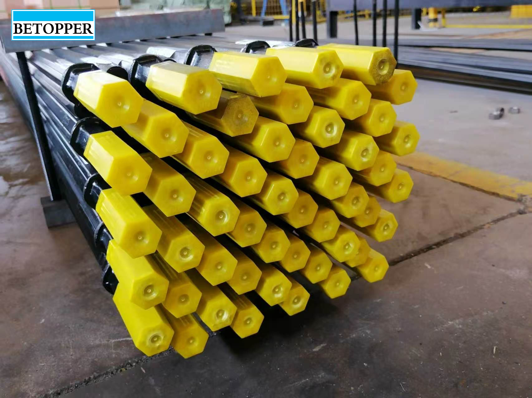 For Brand Hot Sale H22 6 7 11 12 Taper Forged Steel Drill Rod API Certified for Coal Mining Quarrying Operations