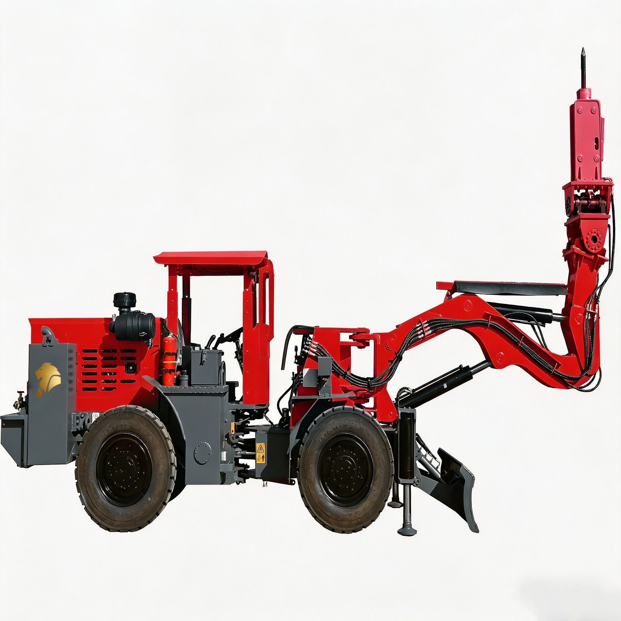 High Efficiency Diesel-Powered Rotary Hydraulic Scaling Drill Rig with Motor for Underground Tunneling Rock Bolt Scaling Mining