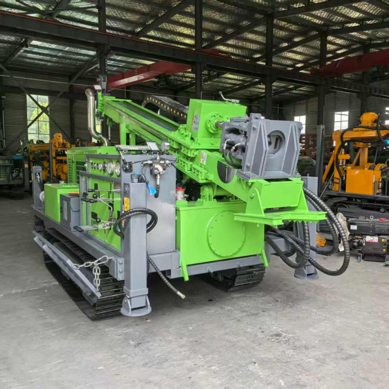 Hydraulic Diesel Core Drill Rig With High-Pressure Pump And Crawler Mobility For 600m Drilling Depth In Oil &amp; Gas Exploration
