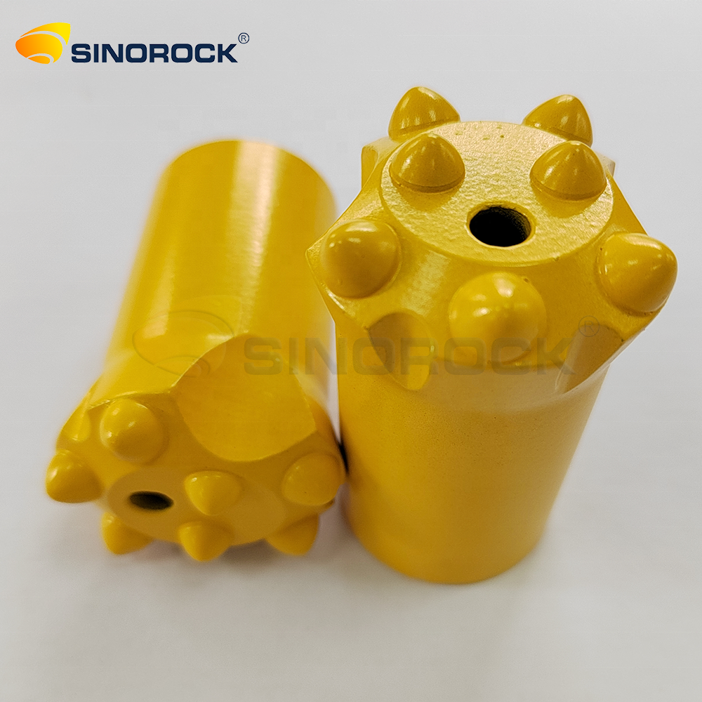 7 Degree Hard Rock Button Taper Drill Bit 32mm 36mm 38mm Customized High Performance Top Hammer Drilling Tool