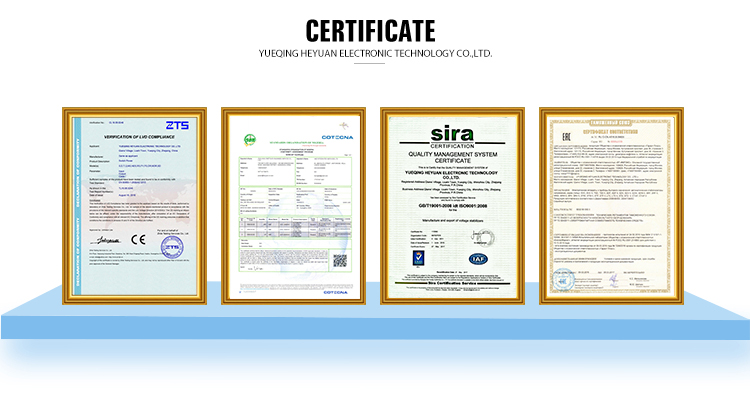 Certificates
