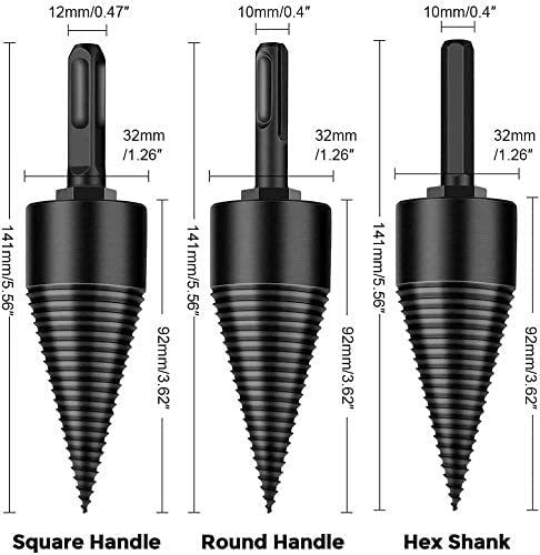 Firewood splitter drill bit detail 1