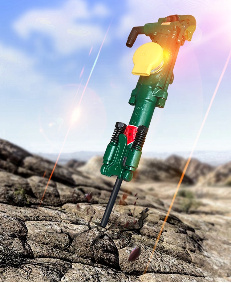 Kaishan YT28 High-efficiency Hand-held Air Leg Pile Driver Rock Drill Hammer Bit Condition Pump Construction Mining New China 28