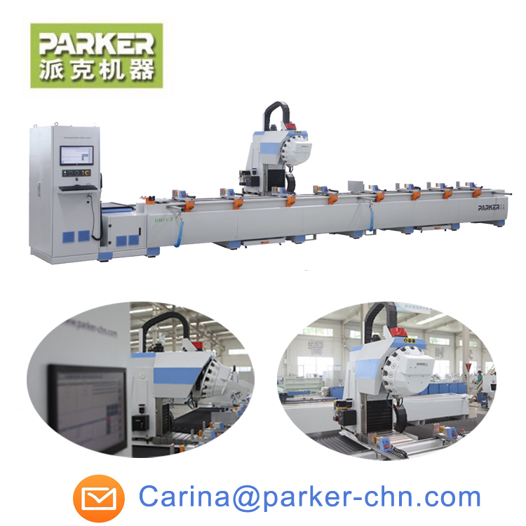 Aluminium ladder profile milling drilling machine