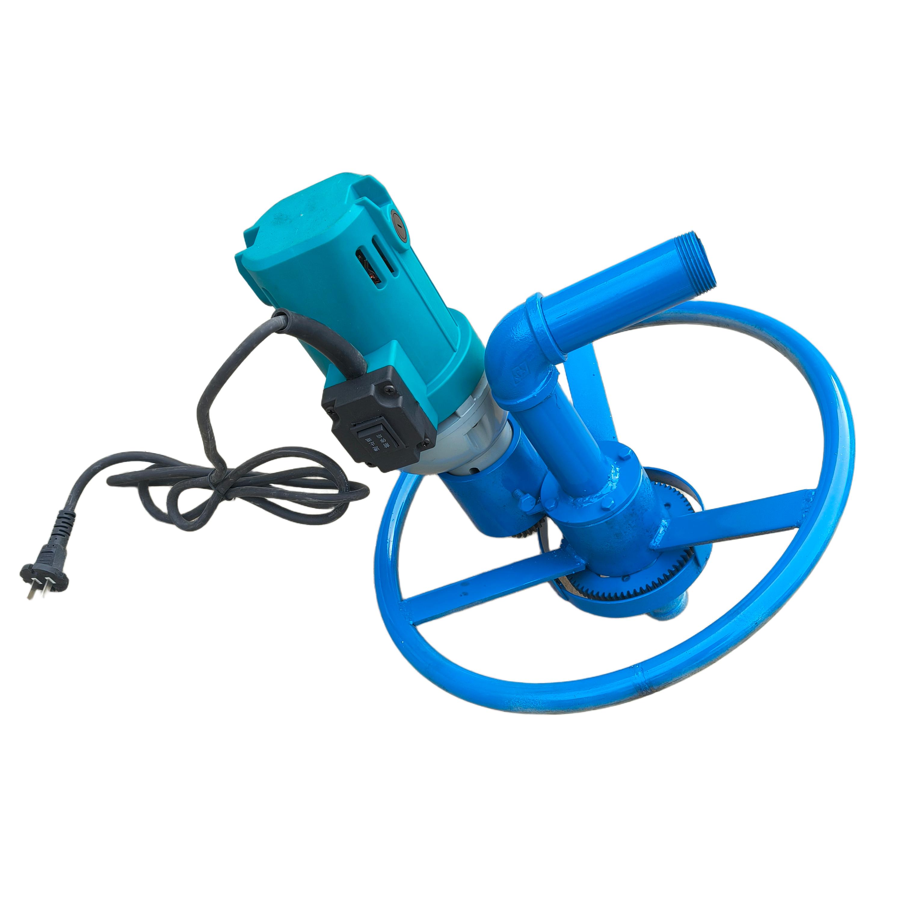 Portable 220V Electric 60m Depth Disc Water Well Drilling Rig 60-200mm Bit Mini Handheld Rotary Small Rig Machine