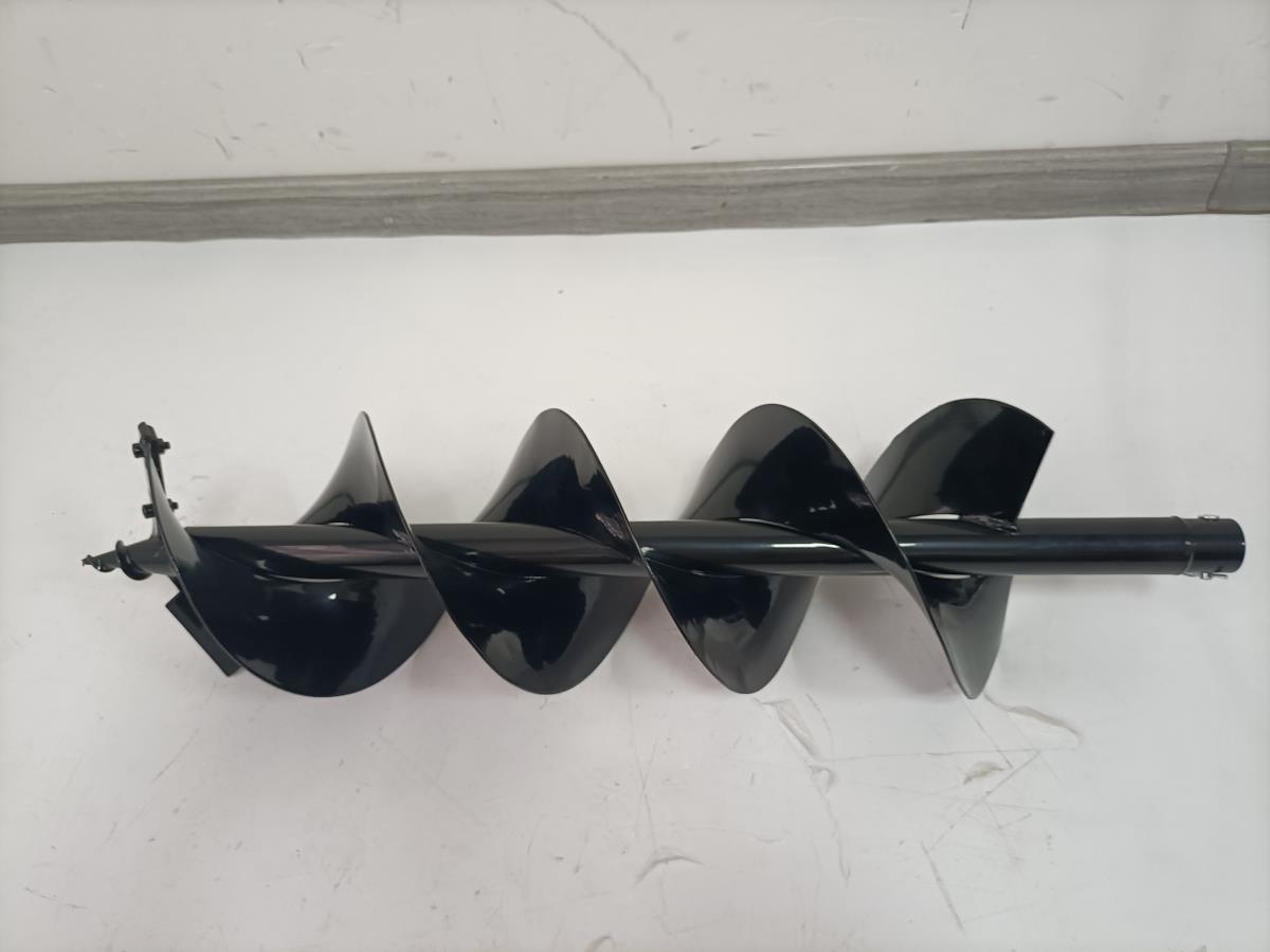 8 Inch 20cm X 80cm Earth Auger Drill Bit with Detachable Head Replaceable Alloy Blades for Soil Drilling