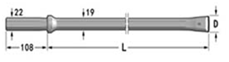 Integral Drill Rod Drawing H22