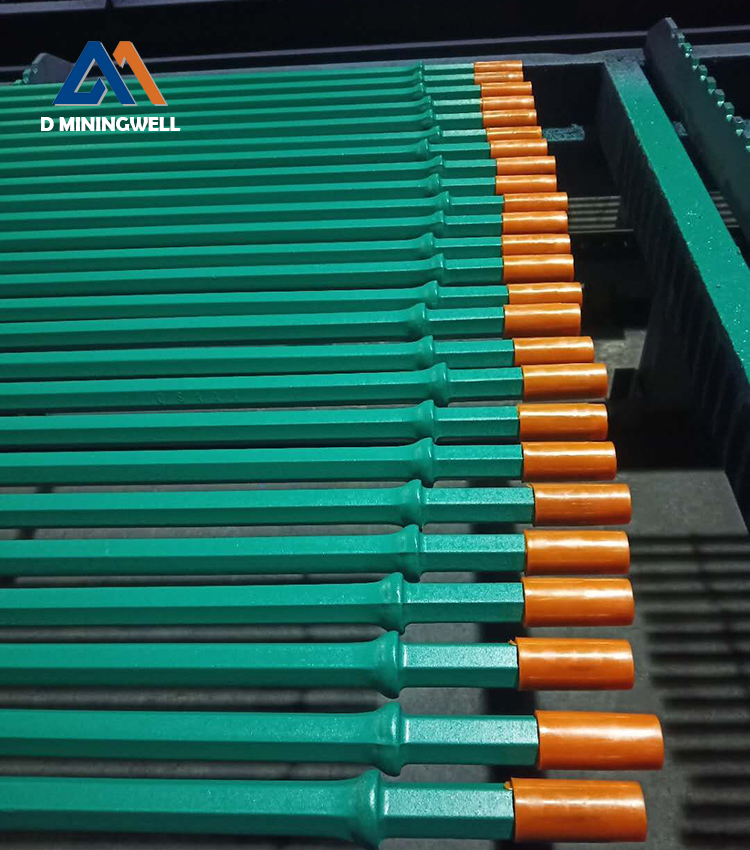 Tapered Drill Rod Drill Bit Extension Rod 32mm Integral Drill Rods