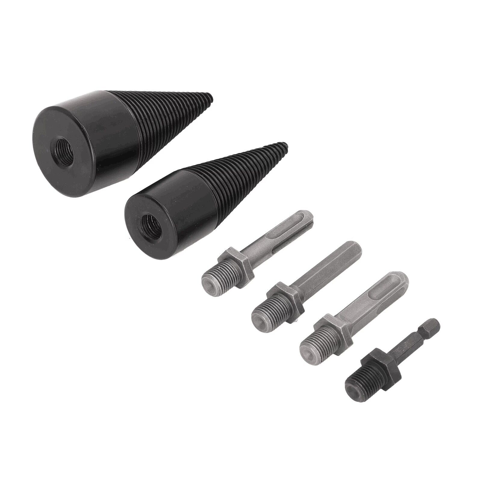 6-Piece Hand Operated OEM Detachable Log Splitter Drill Bit Set Heavy-Duty Carbon Steel Screwdriver Bit Driver