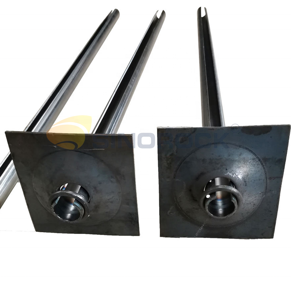 Sinorock 33mm Steel Friction Rock Stabilizer Split Set Rock Bolts Drilling Tool TiCN Finish Mining Tunneling