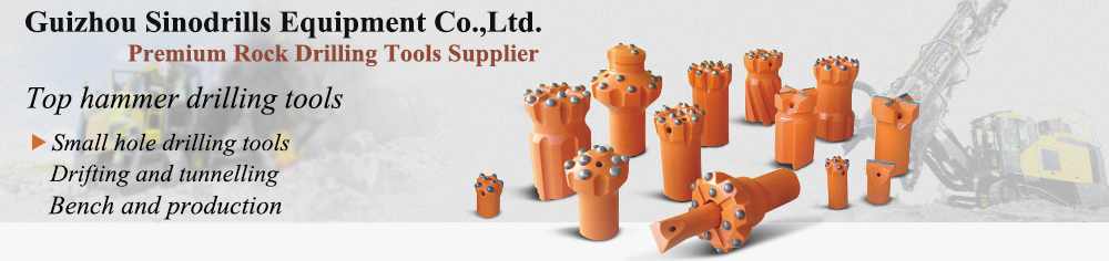 Top Hammer Tools Hard Rock Bit Button Taper Conical Drill Bit 7/11/12 Degree