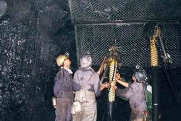 Underground mining operation