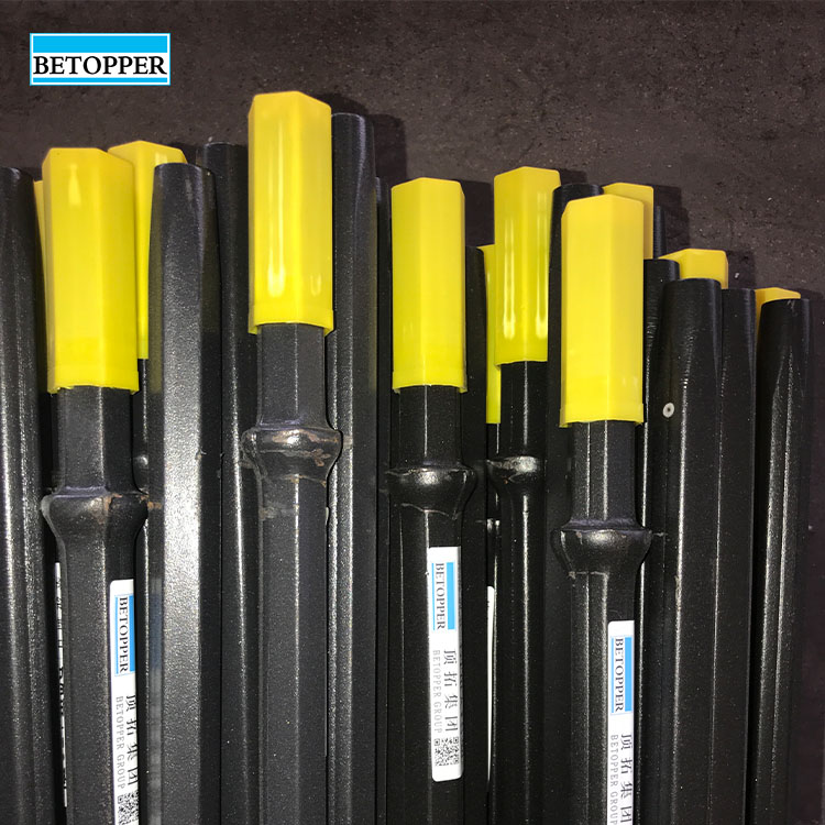 For Betopper 5ft 1.5m Conical Taper Drilling Rod 150cm 11 Degree Carbide Drilling Tool For Mining Quarry Drilling Hole