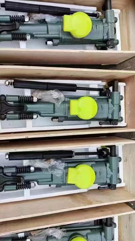 Y24 Portable Hand-Held Rock Drill Lightweight Equipment with 220v Engine Gear Bearing Low MOQ