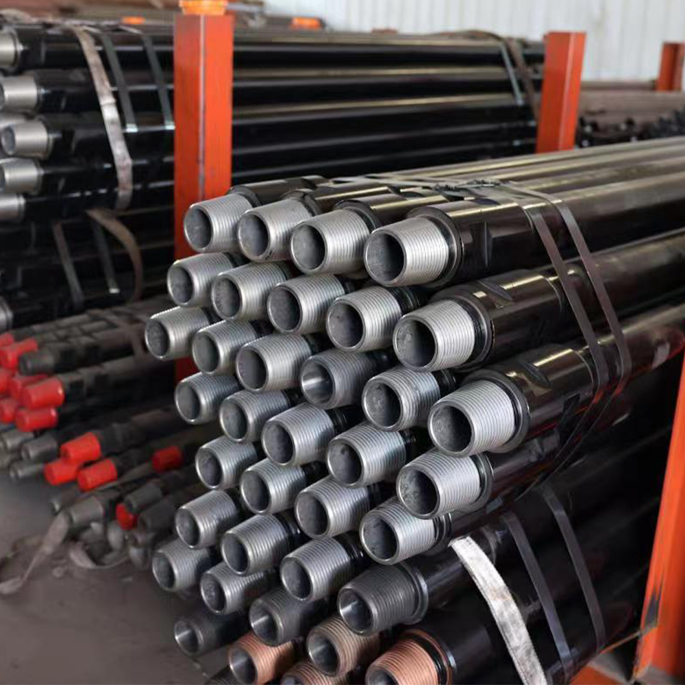 76mm 89mm 102mm 114mm 127mm 140mm Hex Extension Drill Stem Rod DTH Drill Pipe Rod For Mining Drill Rig Forged Drilling Tool