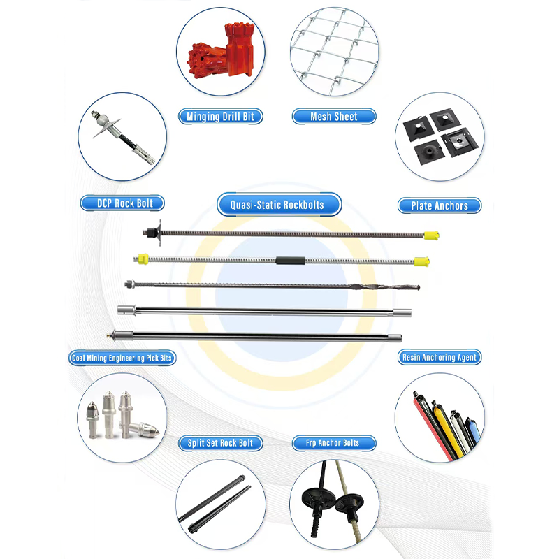 Easy-Install Split Set Stabilizer Bolt SS-40 Steel for Mining Roof Support