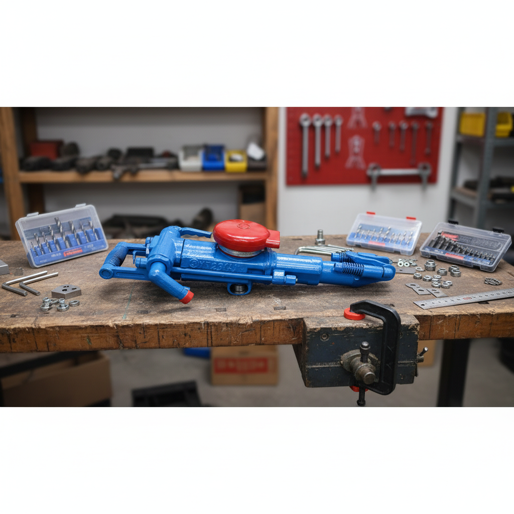 Customizable Y24 Y26 YT27 YT28 YT29A Hand Held Rock Drill Jack Hammer Engine-Powered Air Leg 40MM Drilling Diameter 6m Depth
