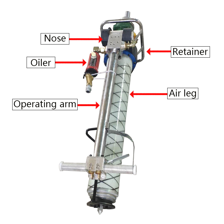 MQT Pneumatic Roof Bolter Detail 1