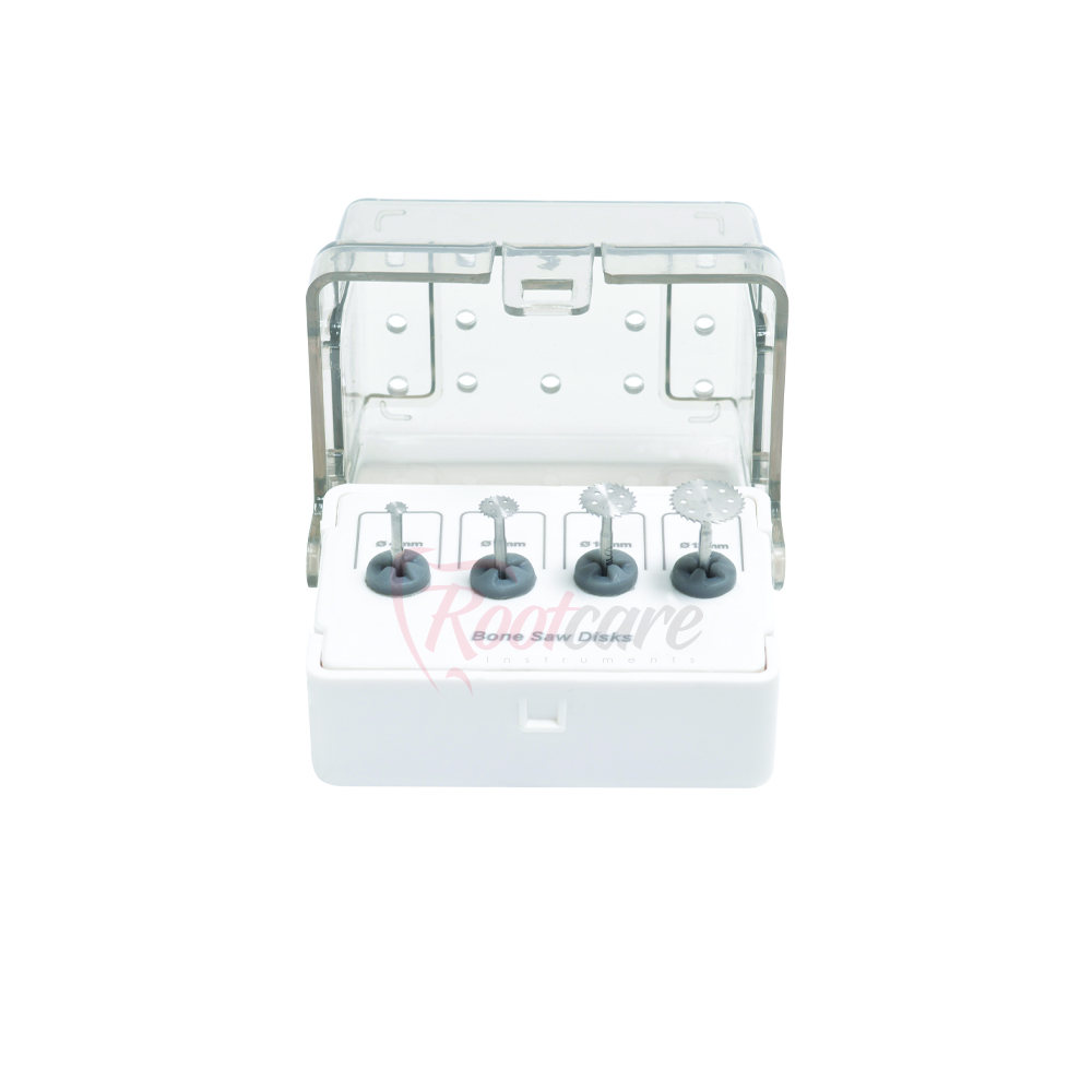 Hot Selling Rootcare Premium Manual Metal Steel Dental Implant Surgery Integral Saw Disk Drill 5mm 7mm 10mm 13mm Drills