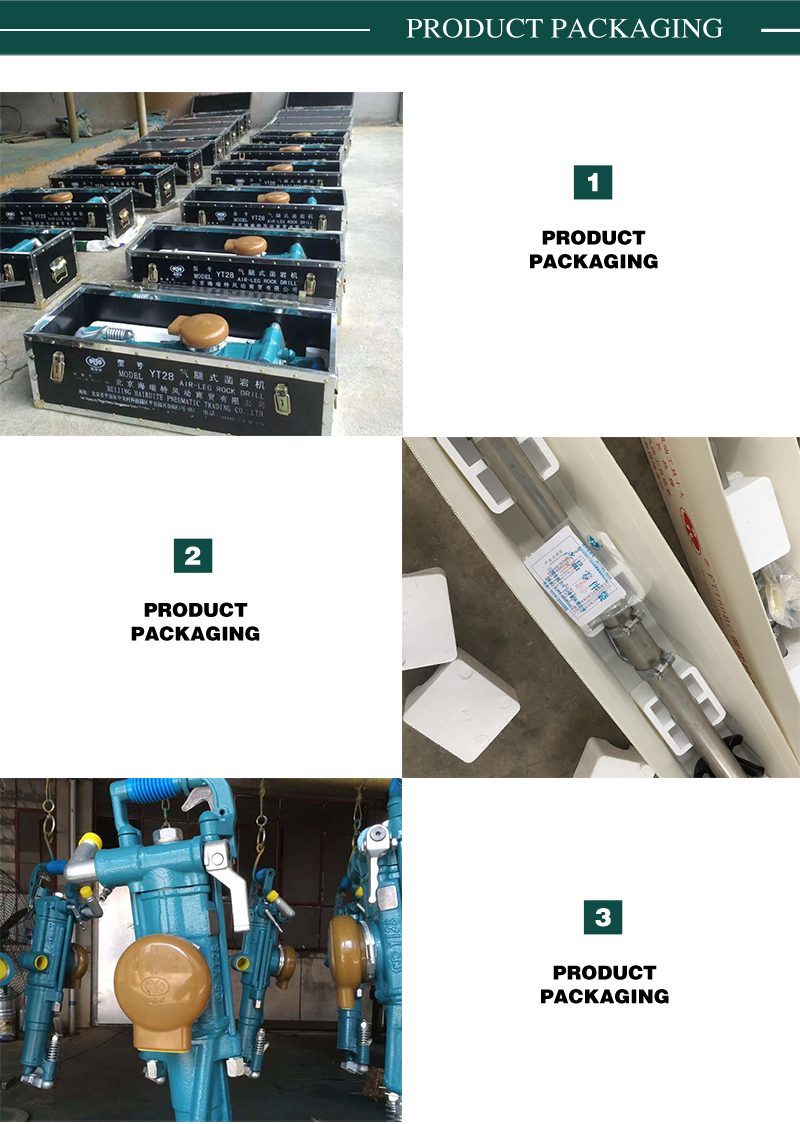 FT140BC/160BC Rock Drill air Leg Specification Sheet