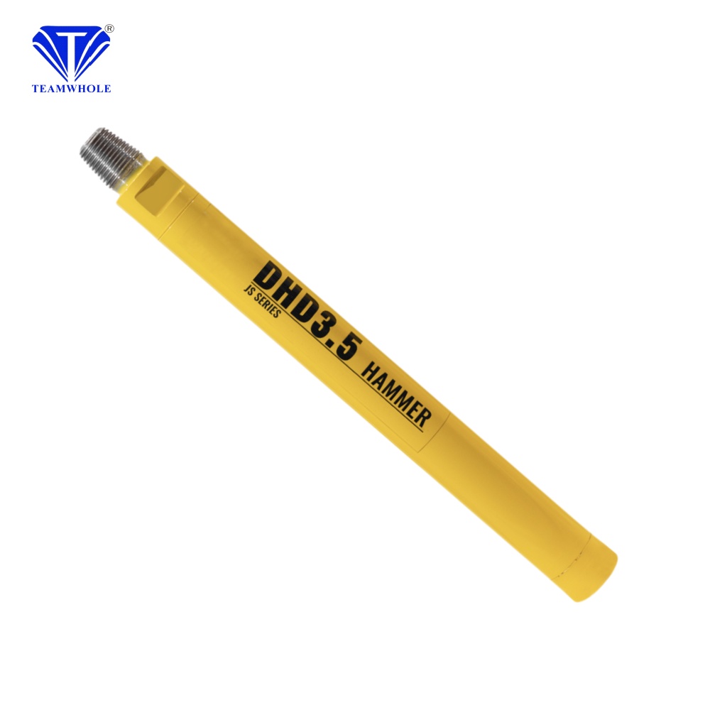 TEAMWHOLE DHD3.5 90mm DTH Hammer Drill Bit Rig Tools With Pump Engine &amp; Gear For Well Drilling Quarry Blasting Hole