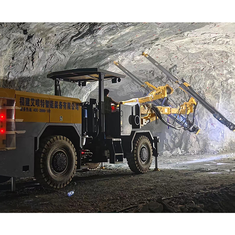 Fabricado Da China Rock Bolting Hydraulic Drilling Rig Machinery Underground Jumbo Drilling Rig Machine