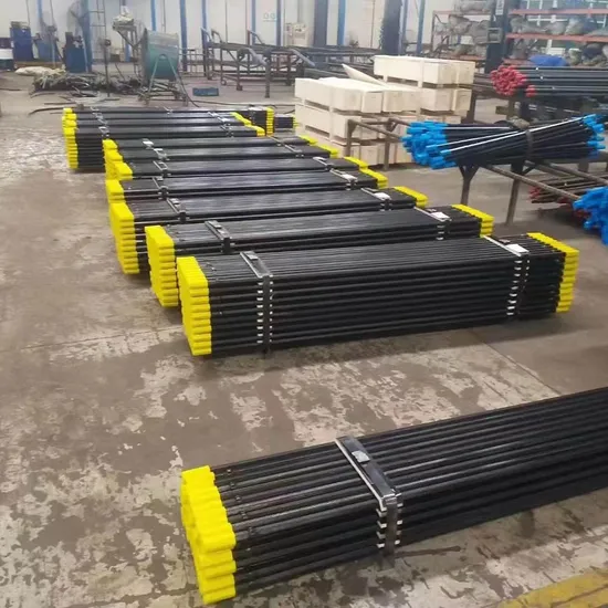 New Forged Blast Hole Drilling Tools Tapered Drill Rods Steel Rod Drilling Pipes for Ore Mining