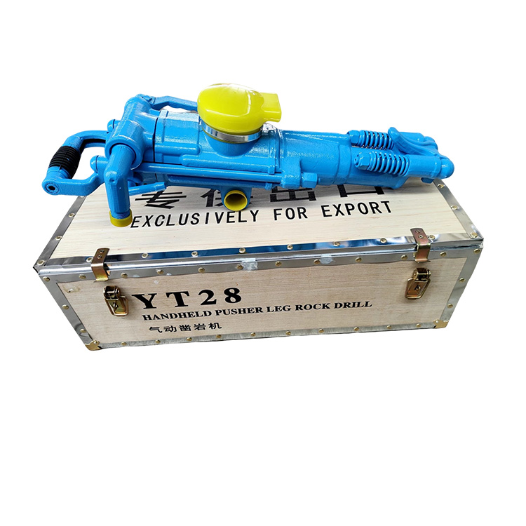 YT Pneumatic Gear Jack Hammer Air Leg Rock Drill-Easy to Operate 6M Drilling Depth 1 Year Warranty for Certified