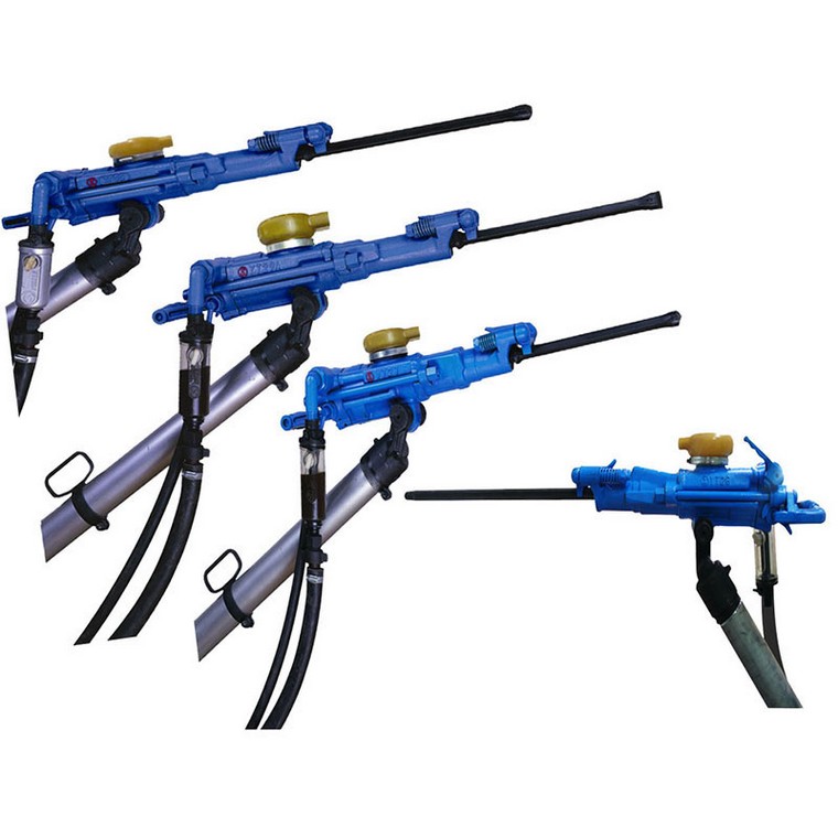 YT24/YT27/YT28/YT29A/7655/YSP45 Pneumatic Air Leg Rock Drill Series, Portable Jack Hammer for Mining, Quarry &amp; Construction