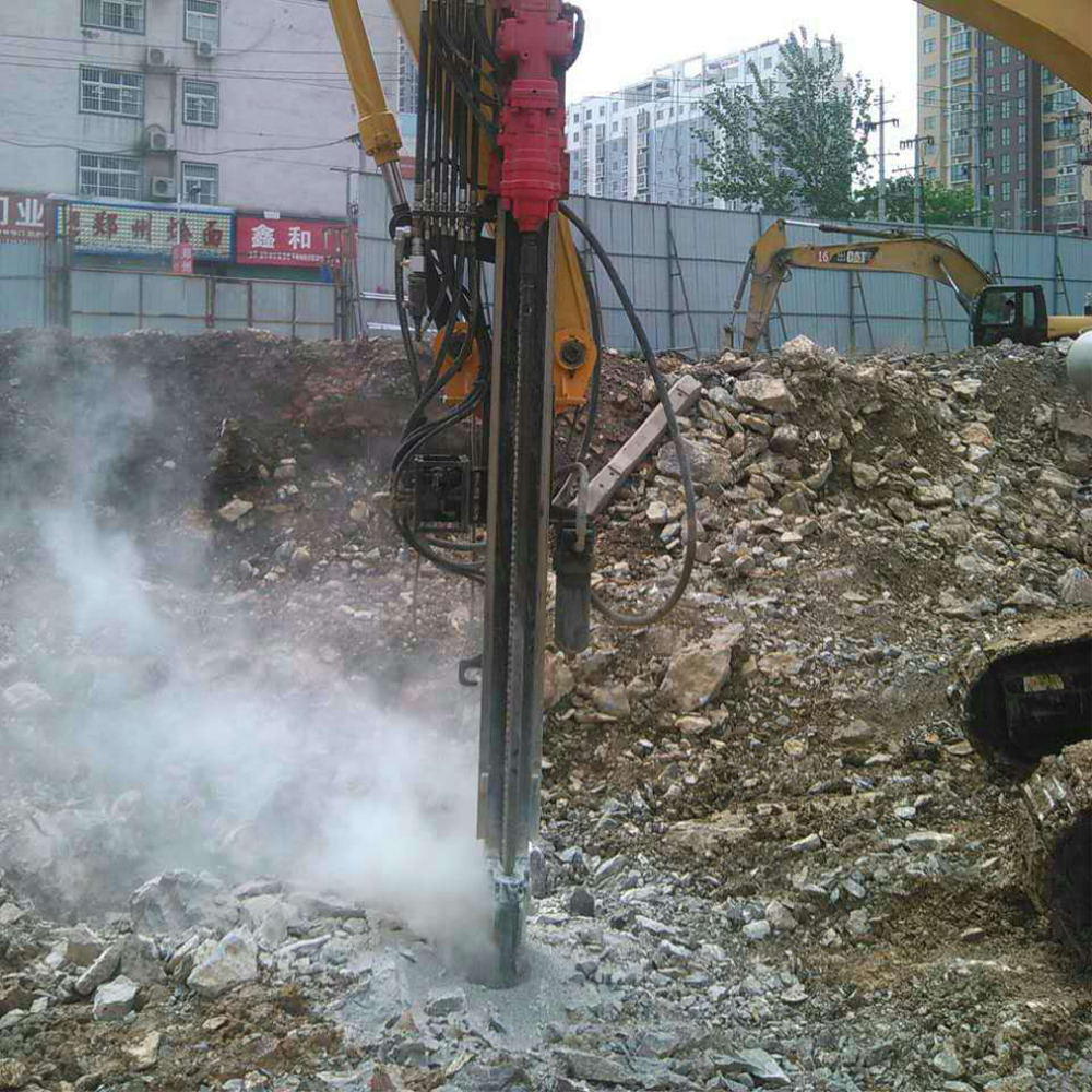 Professional Manufacturer Total Weight 1.45 Ton Deep Pneumatic Mine Rock Drill Rig