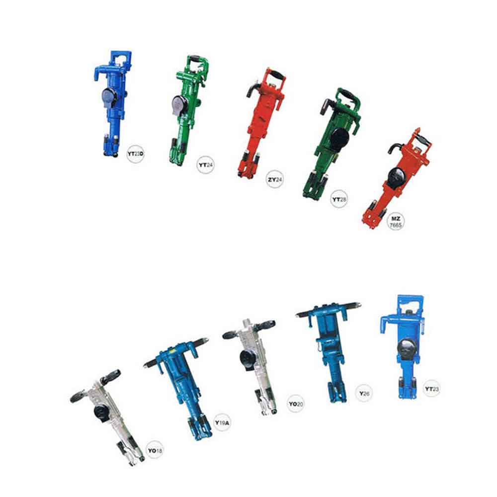 Portable Handheld Pneumatic Air Leg Rock Drill for Blasting Holes and Other Drilling Works in Quarries