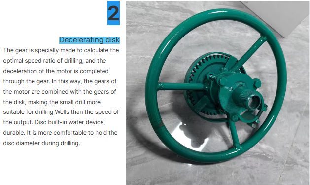Hot Sale DT-40 Handhold Water Drilling Rig Bore Small Electric Handheld Disc Water Drilling Rigs For Farm Well Digging
