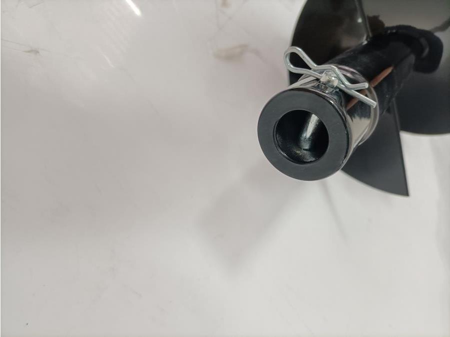8 Inch 20cm X 80cm Earth Auger Drill Bit with Detachable Head Replaceable Alloy Blades for Soil Drilling