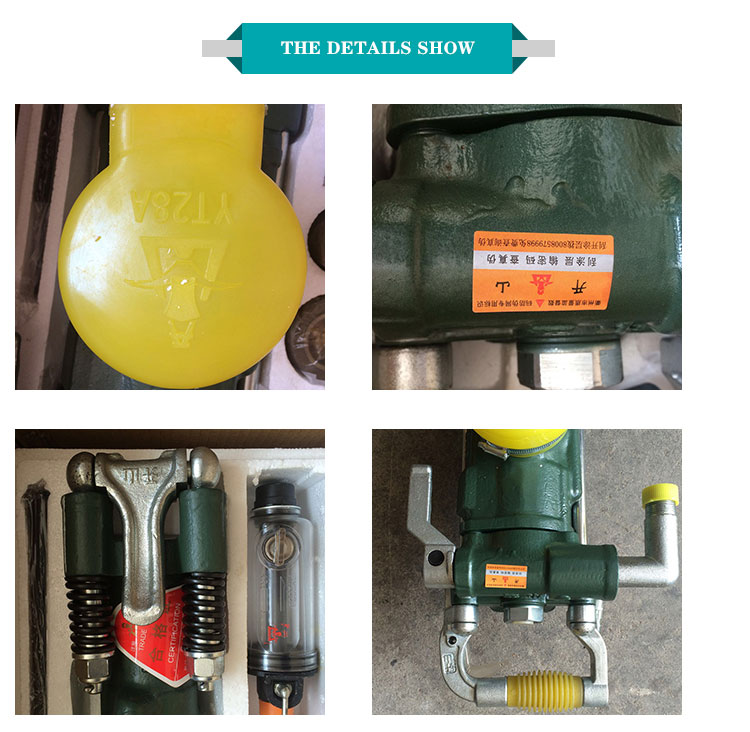 Factory Direct Sale Mining Pneumatic Jack Hammer Hand Rock Drill for Sale