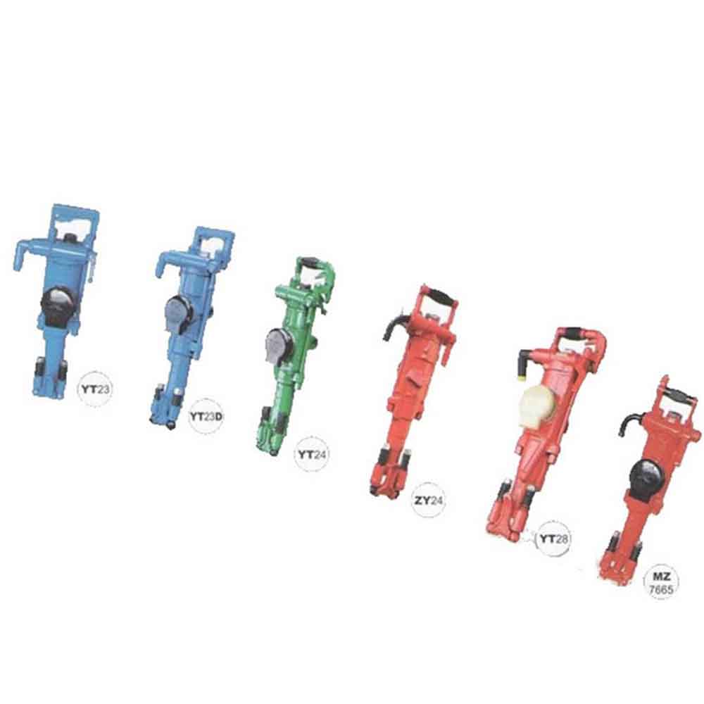 Portable Handheld Pneumatic Air Leg Rock Drill for Blasting Holes and Other Drilling Works in Quarries