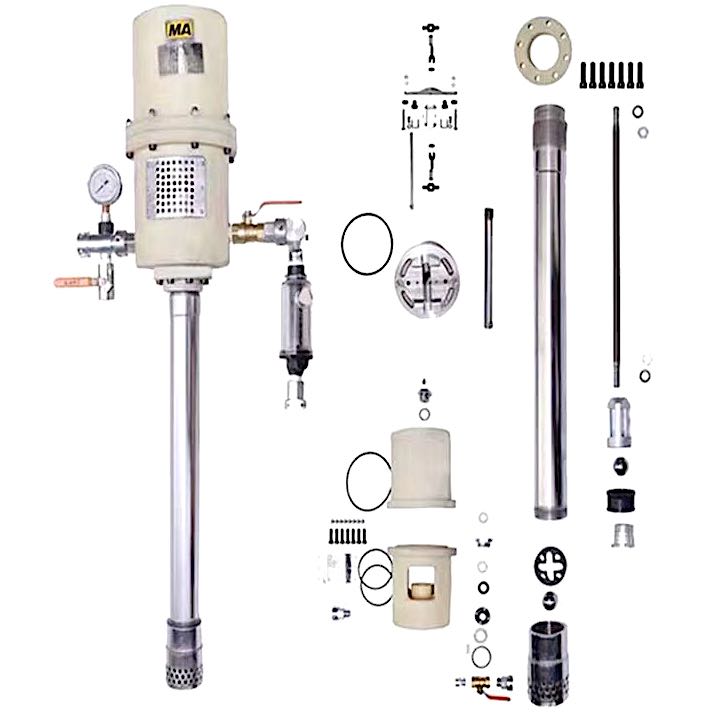 Pneumatic Grout Pump Mechanics