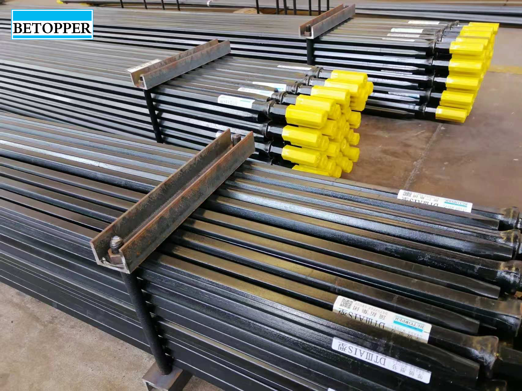 For Brand Hot Sale H22 6 7 11 12 Taper Forged Steel Drill Rod API Certified for Coal Mining Quarrying Operations